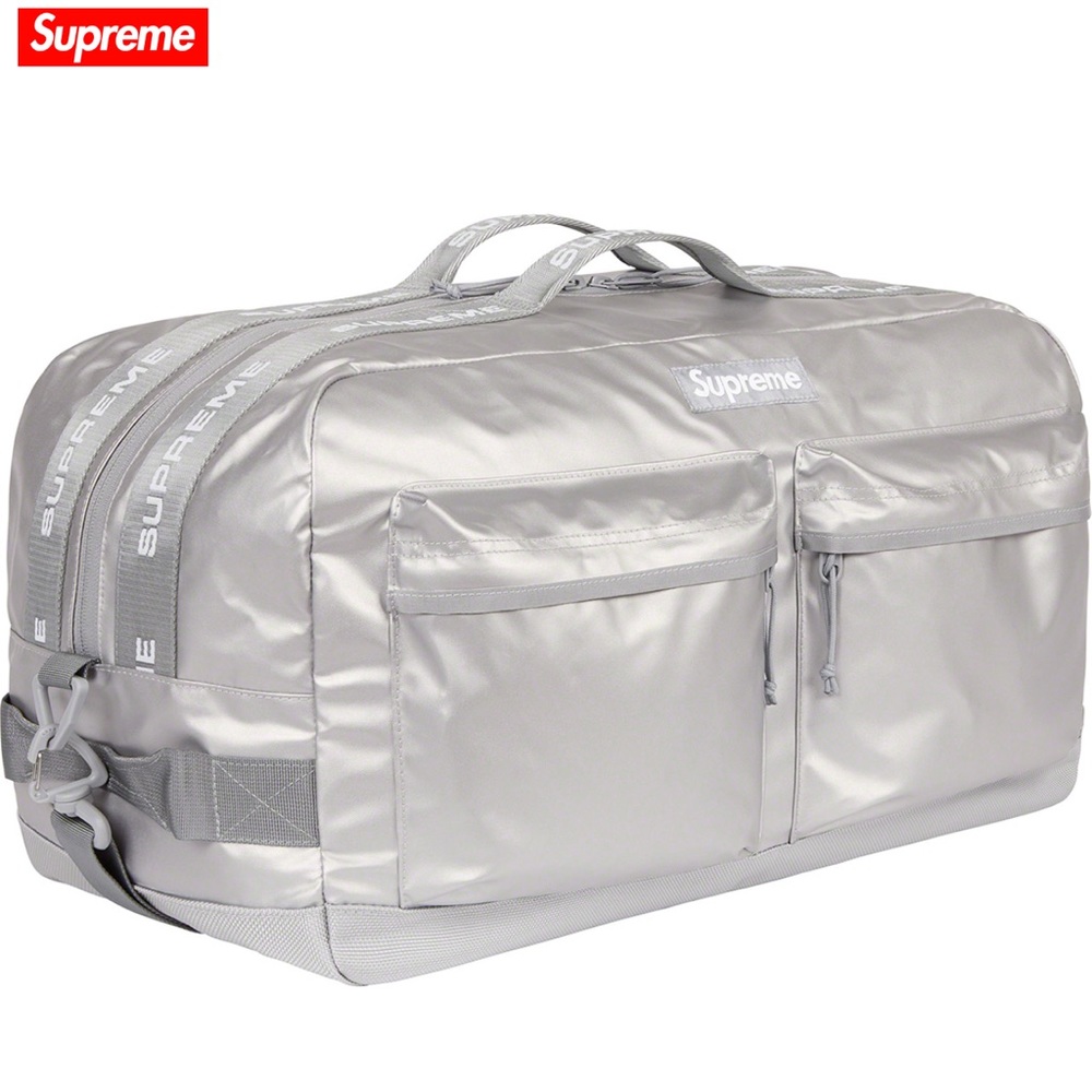 COPY - Supreme Duffle Bag (FW22) Silver